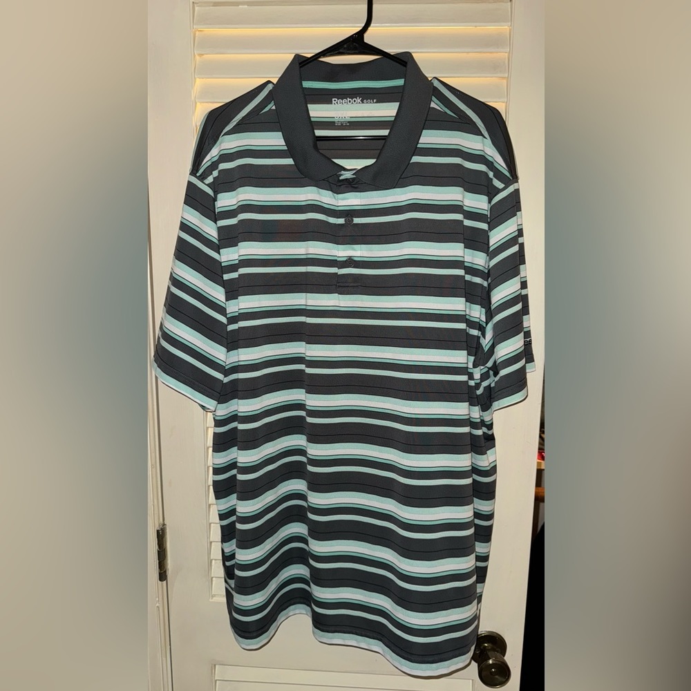 Reebok Golf Striped Polo 3XL